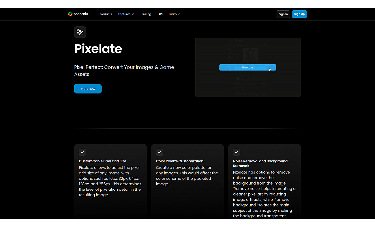 Pixelicious screenshot