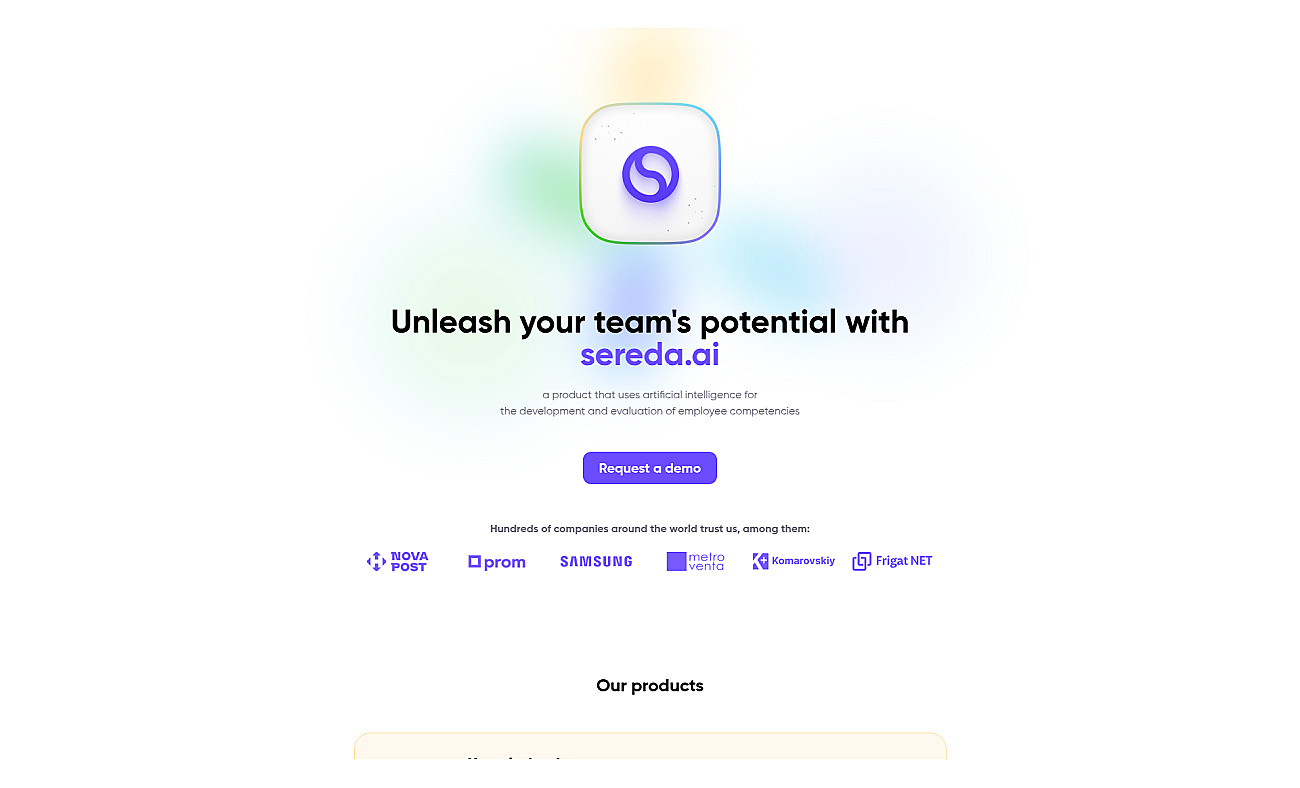 Sereda.ai screenshot