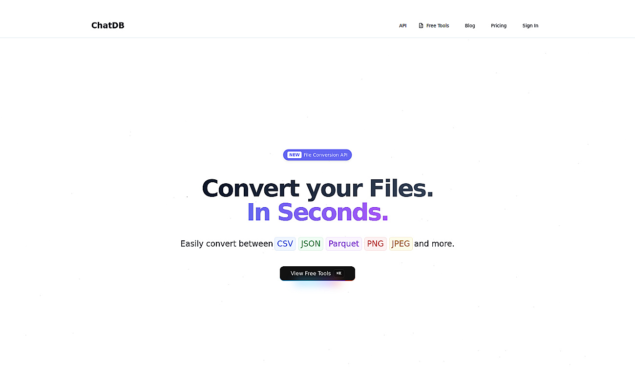 ChatDB screenshot