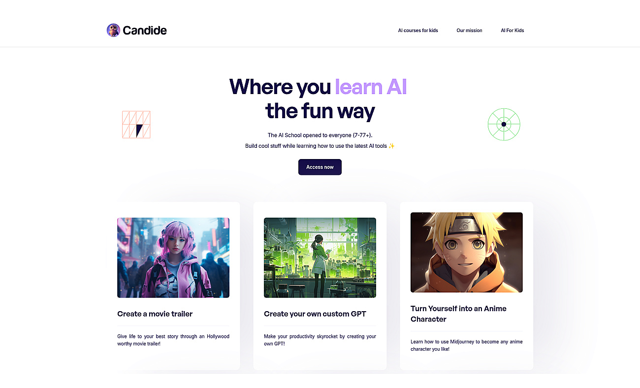 CandideAI screenshot