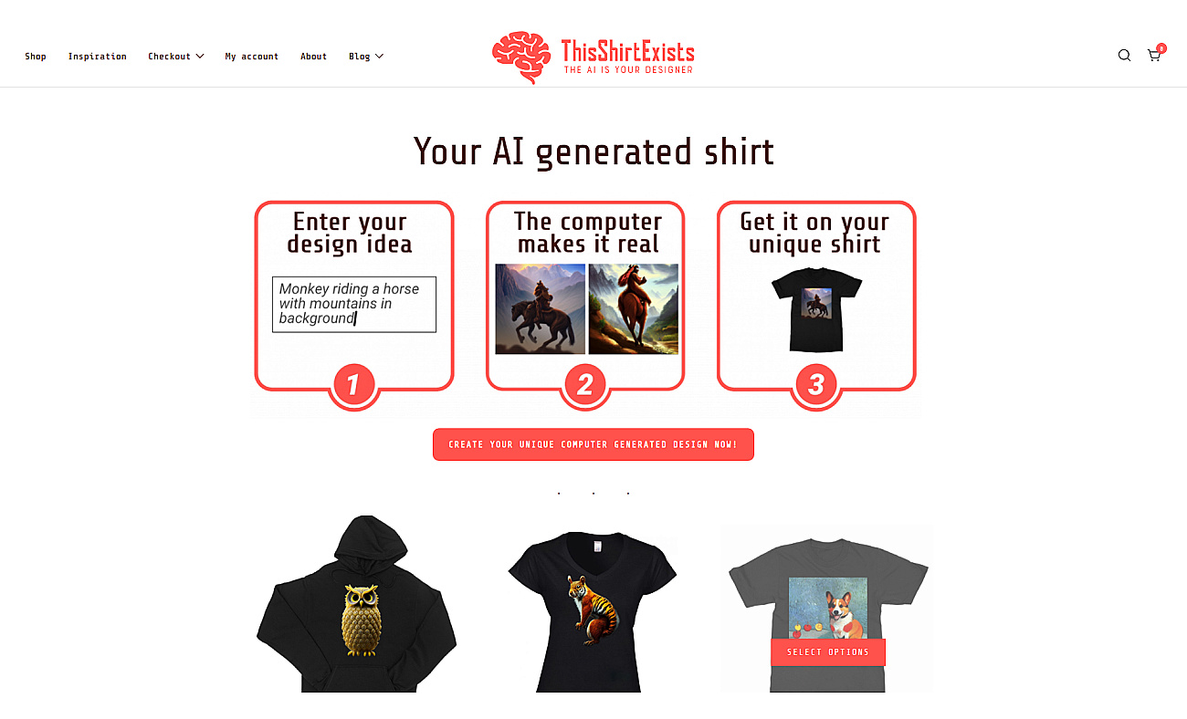 This Shirt Exists screenshot