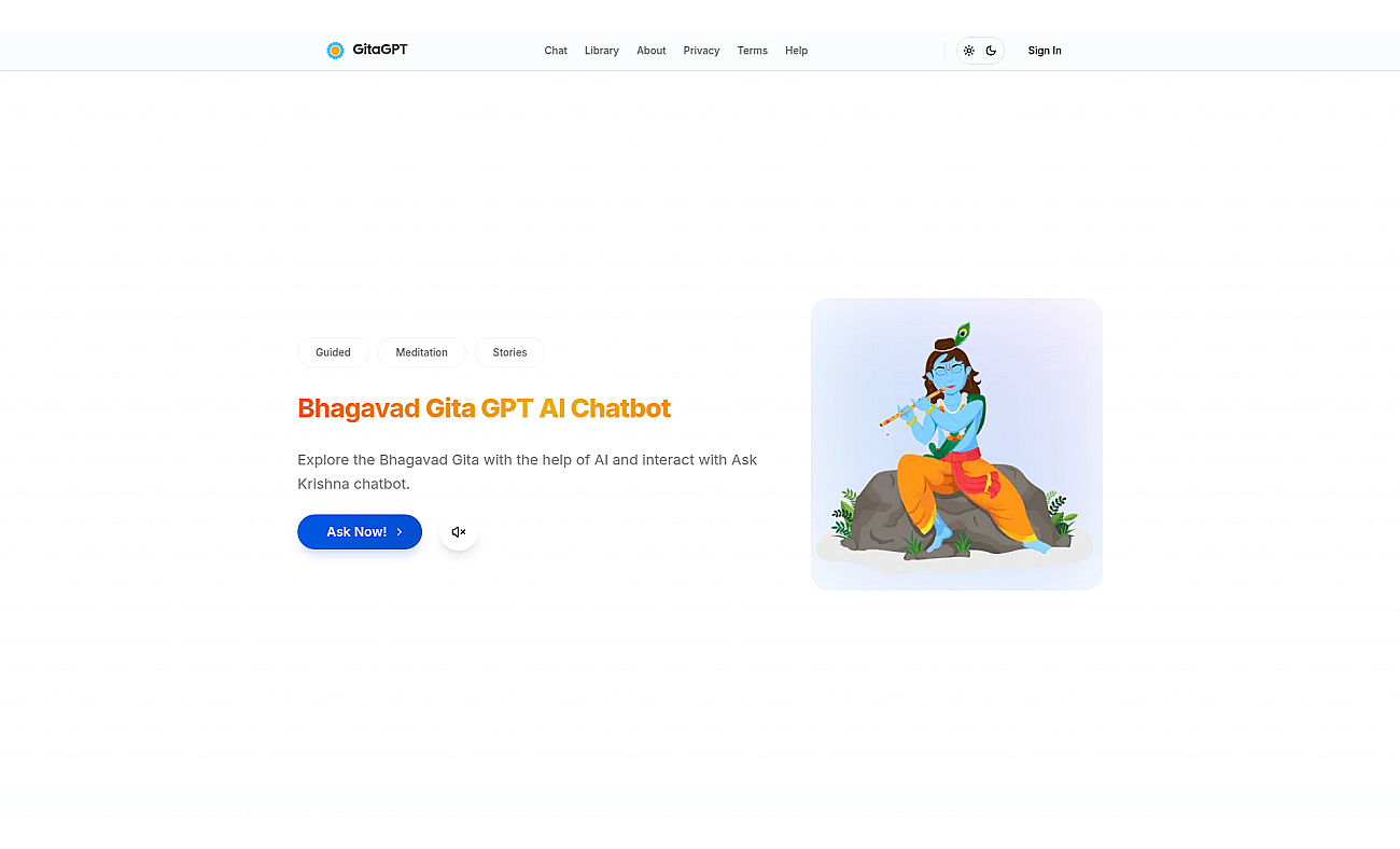 Gita GPT screenshot