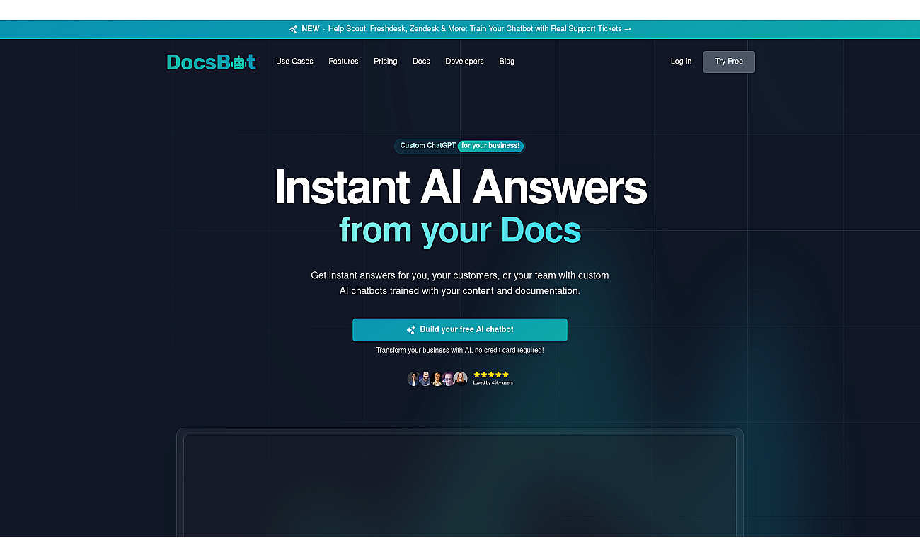 DocsBot screenshot
