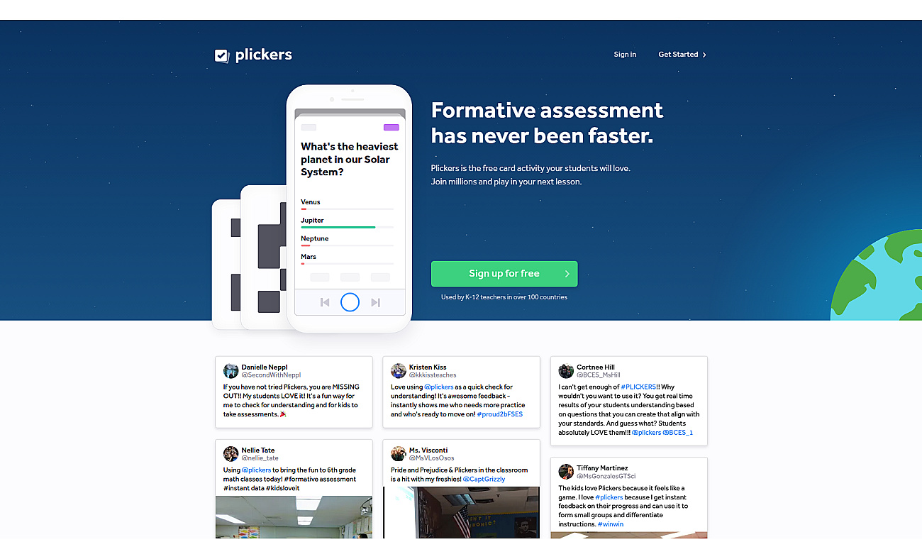 Plickers screenshot