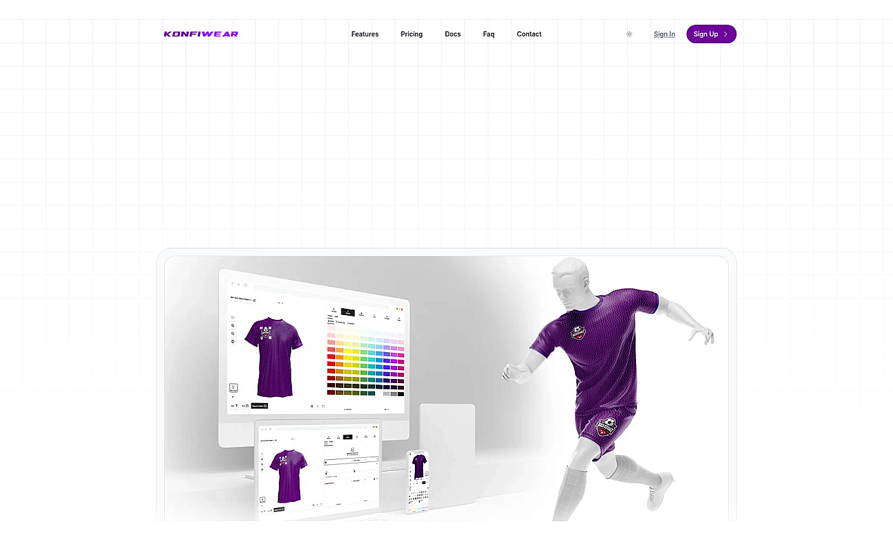 KONFIWEAR screenshot