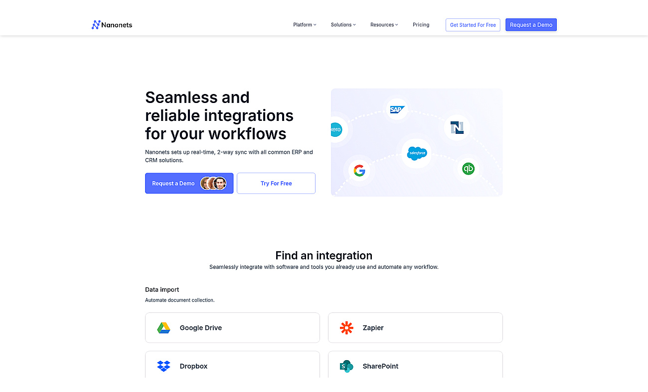 Nanonets Automated Accounting screenshot