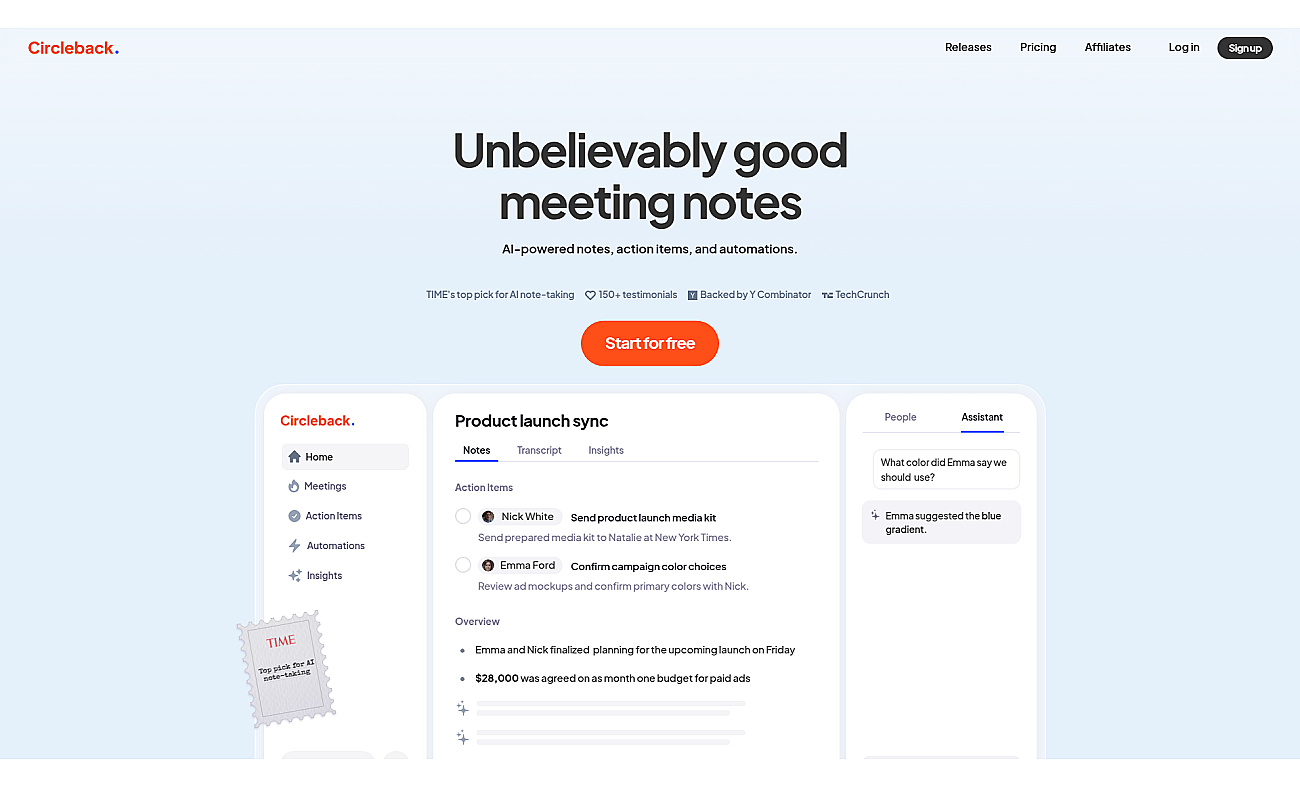Circleback screenshot