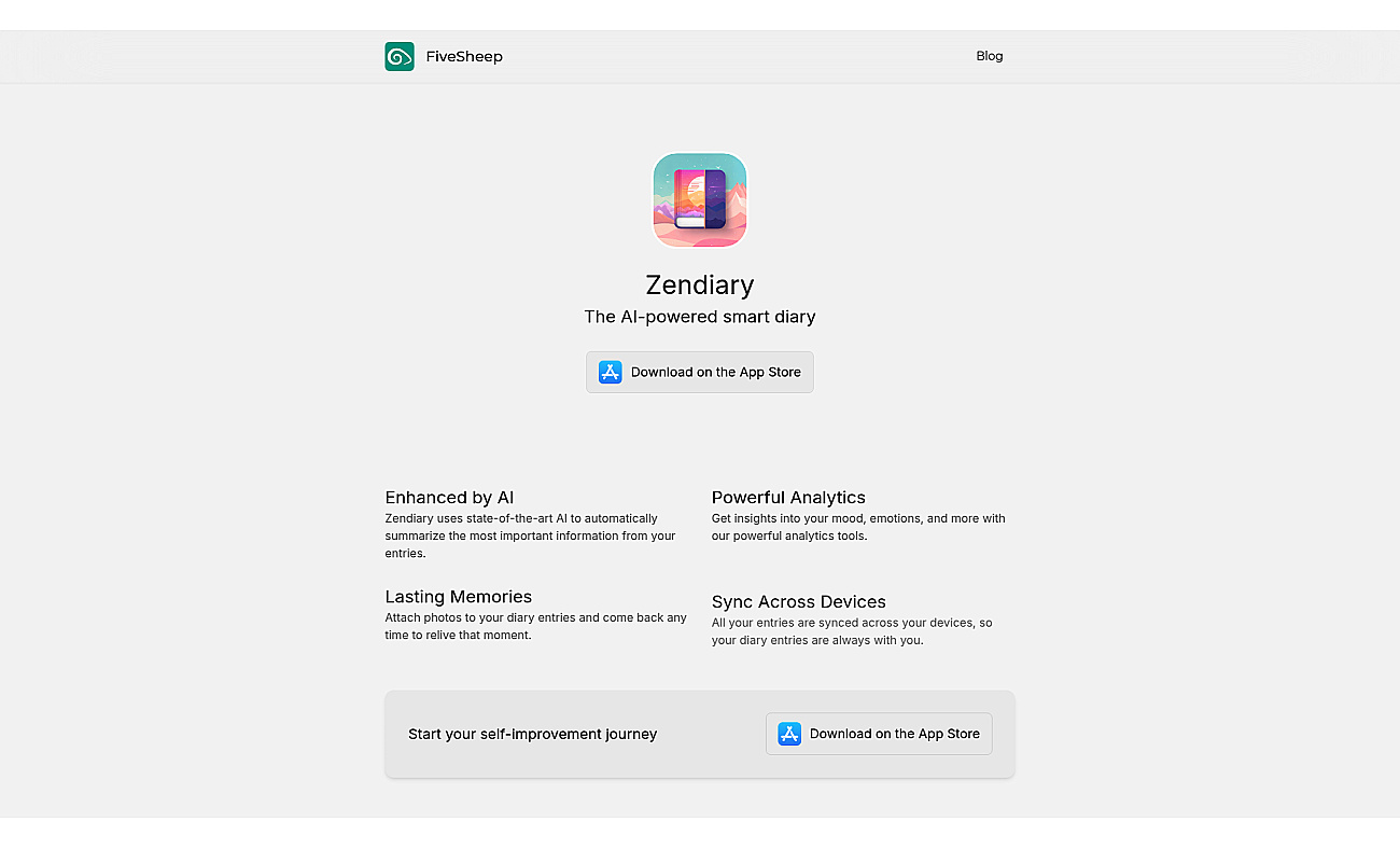 Zendiary screenshot