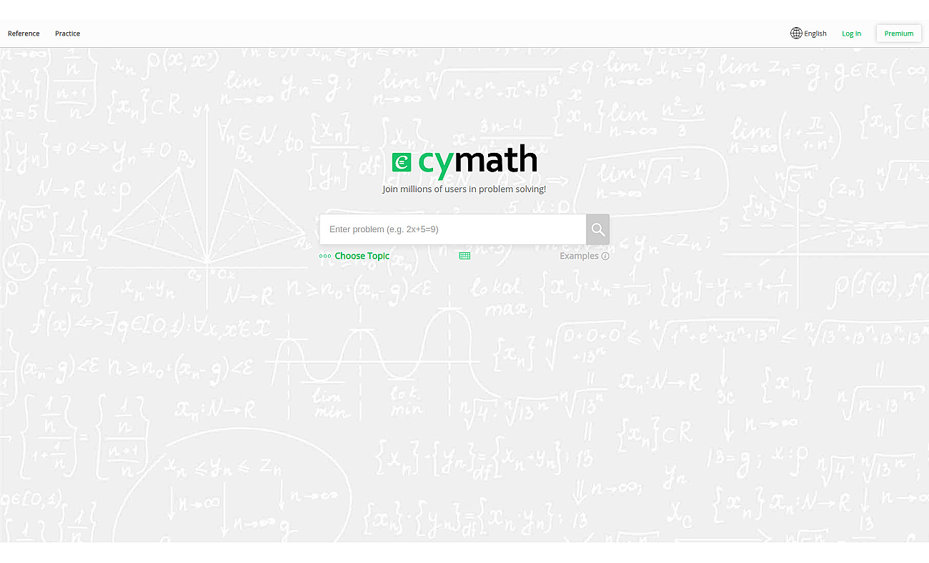 Cymath screenshot