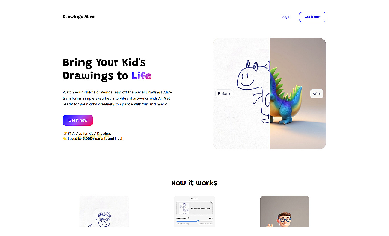 Drawings alive screenshot