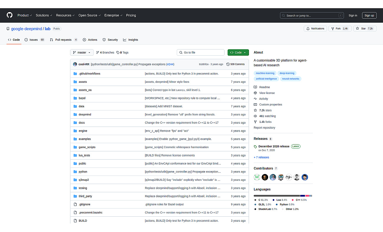 DeepMind Lab screenshot