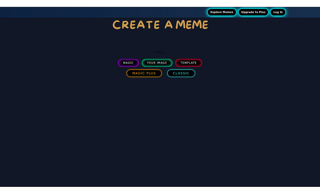 Create a Meme screenshot