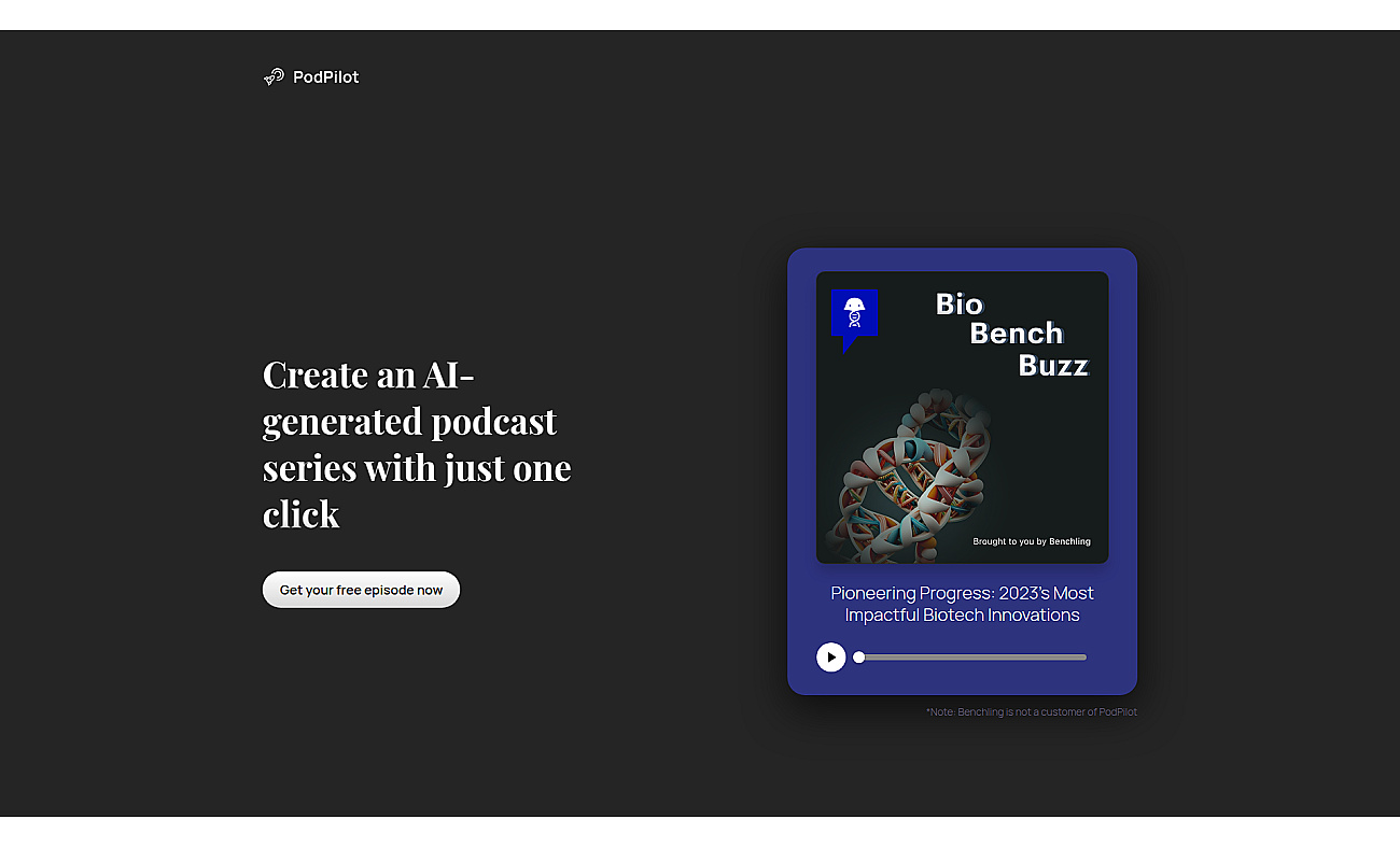 Podpilot screenshot