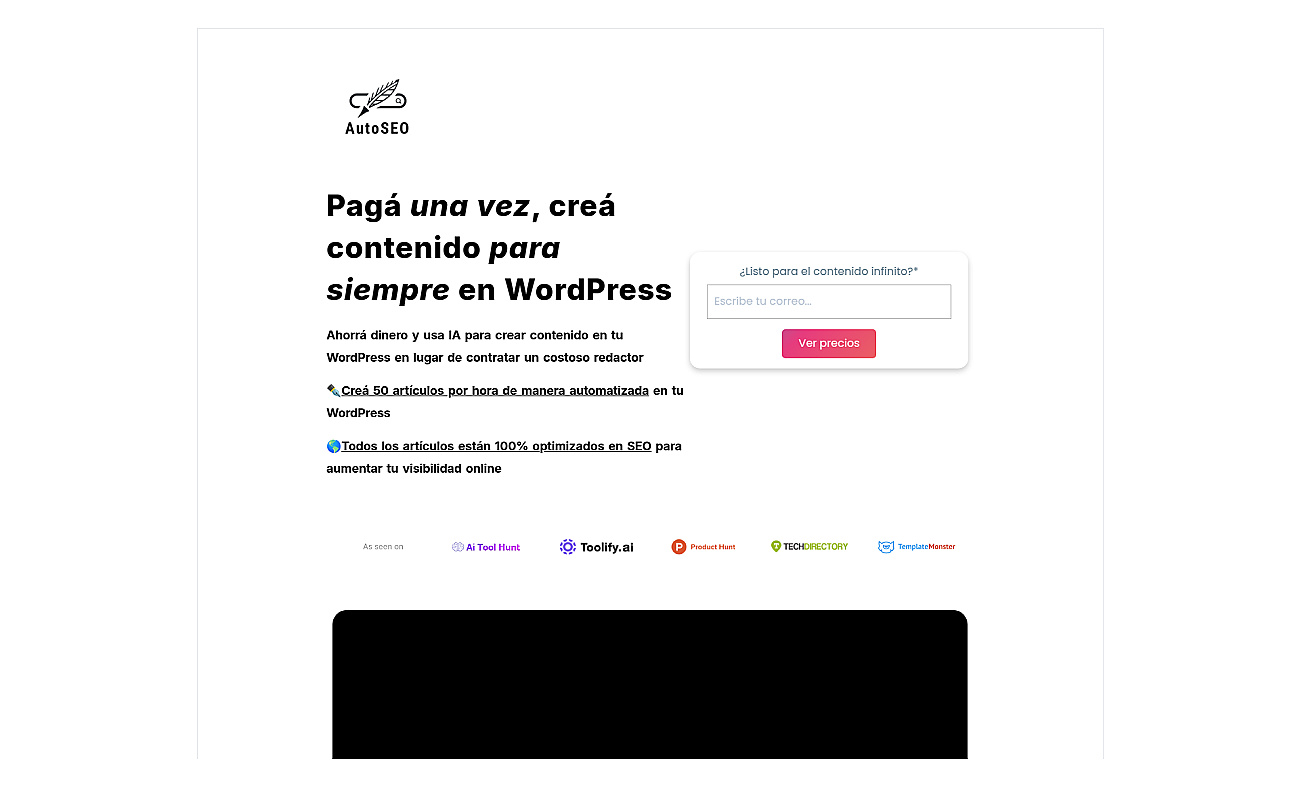 AutoSEO screenshot