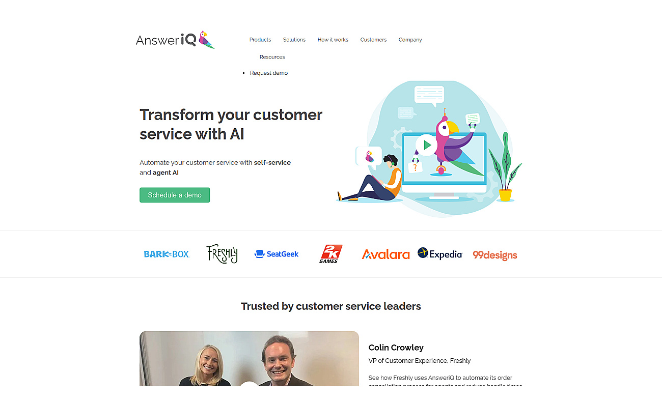 answeriq.com screenshot