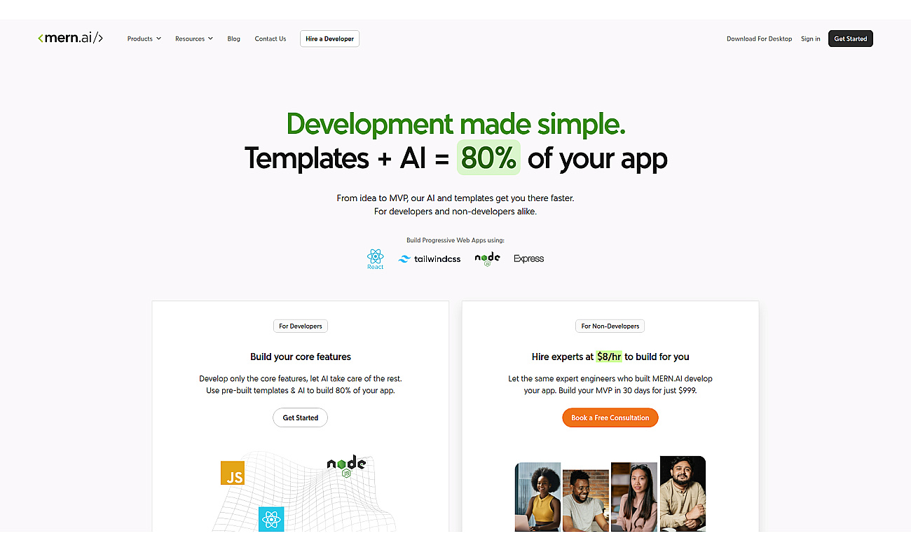 mern.ai screenshot
