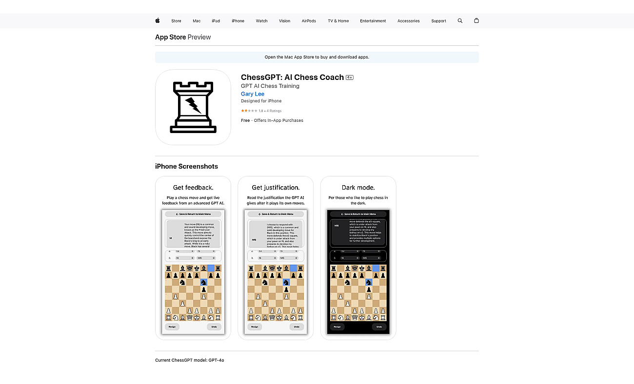 ChessGPT: AI Chess Coach screenshot