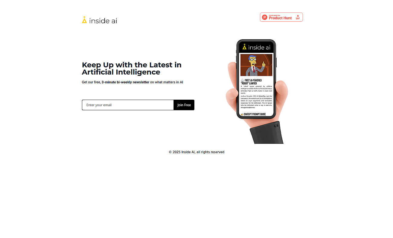 Inside ai screenshot