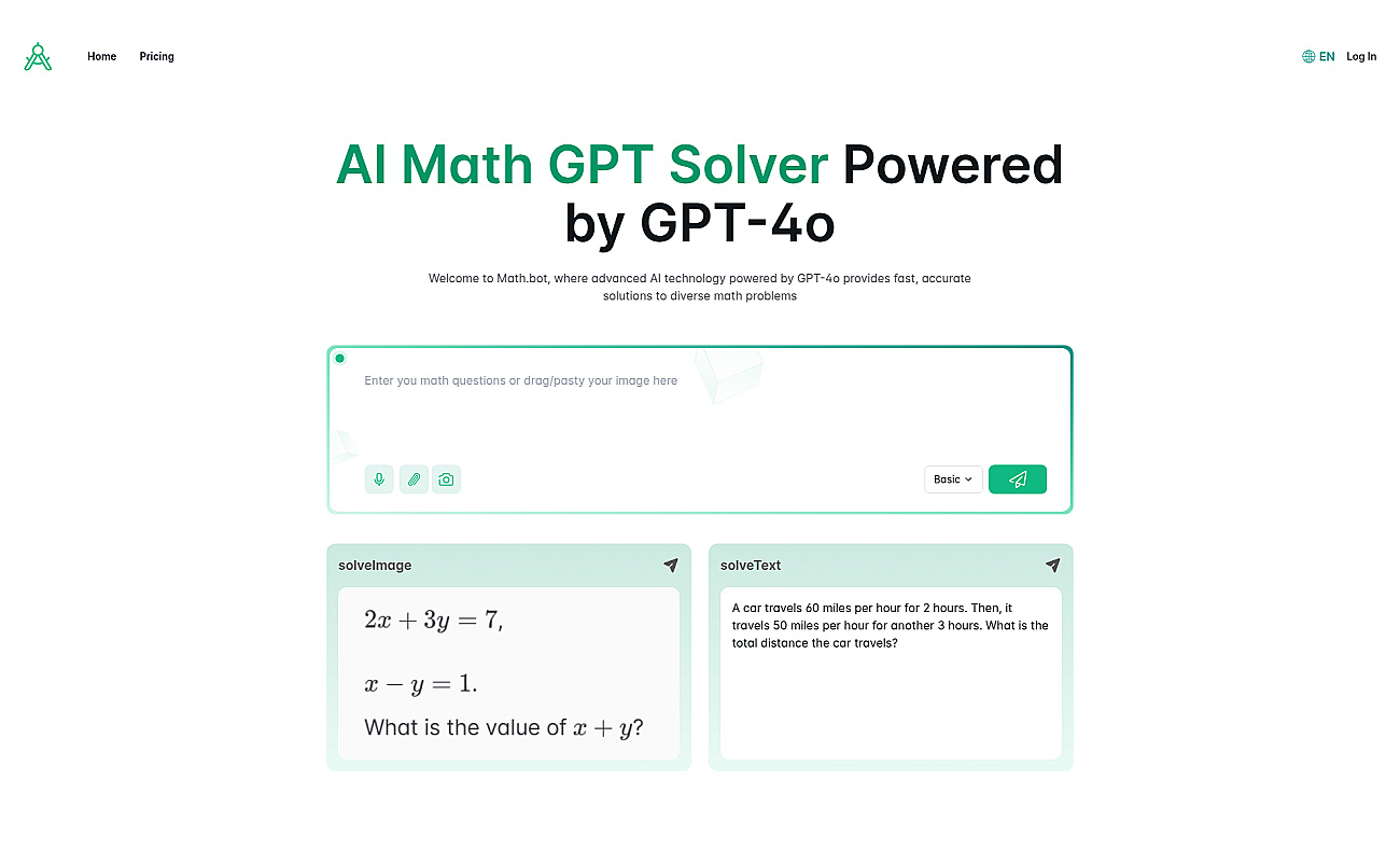 Math Bot screenshot