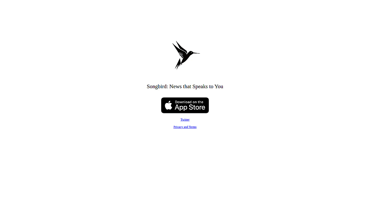 Songbird News screenshot