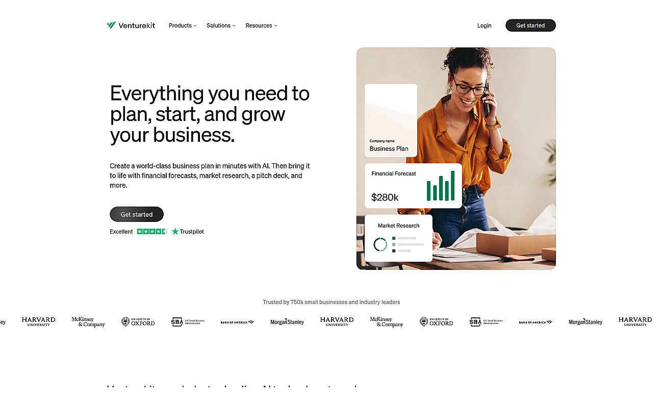 Venturekit screenshot