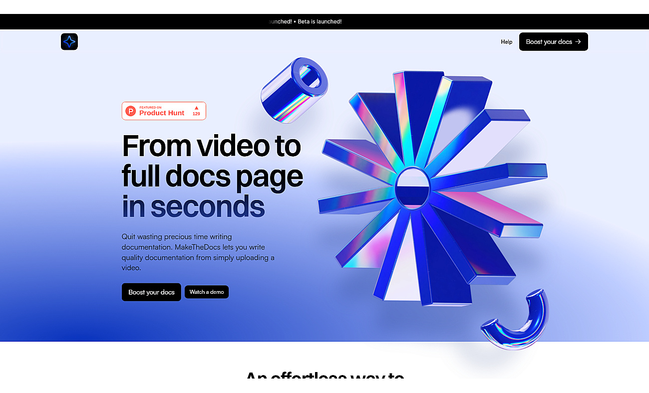 Makethedocs screenshot