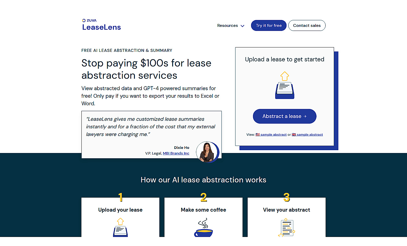 LeaseLens screenshot