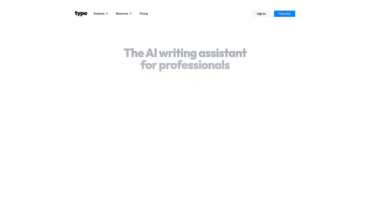 Type screenshot