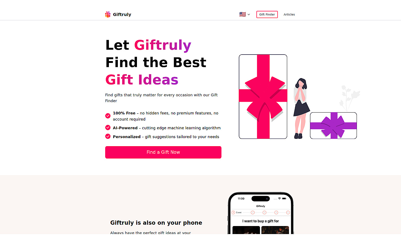 Giftruly screenshot
