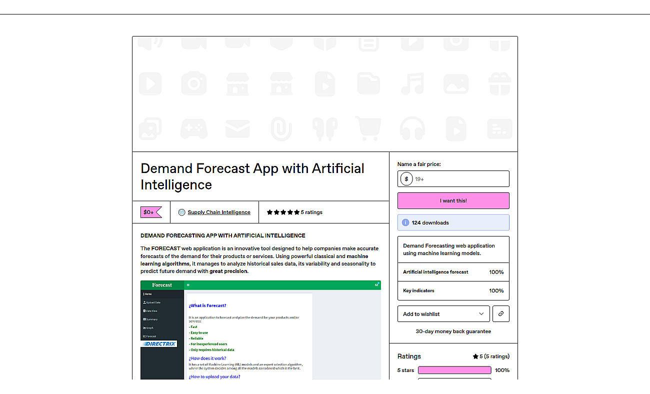 Demand Forecast screenshot