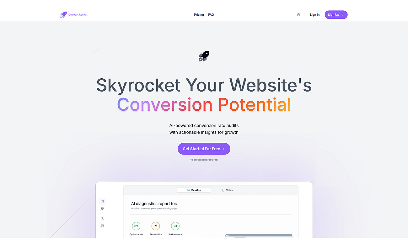 ConvertRocket screenshot