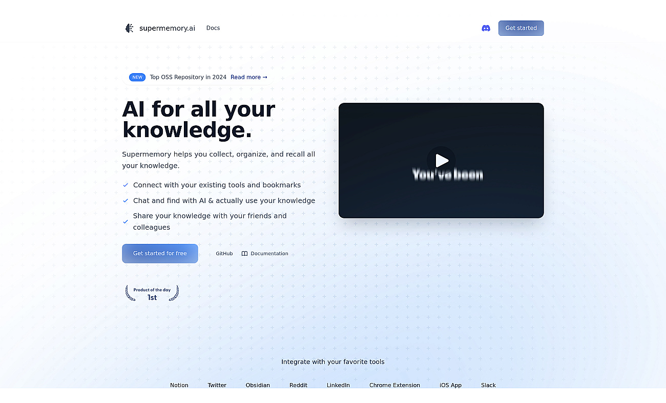 SuperMemory.ai screenshot