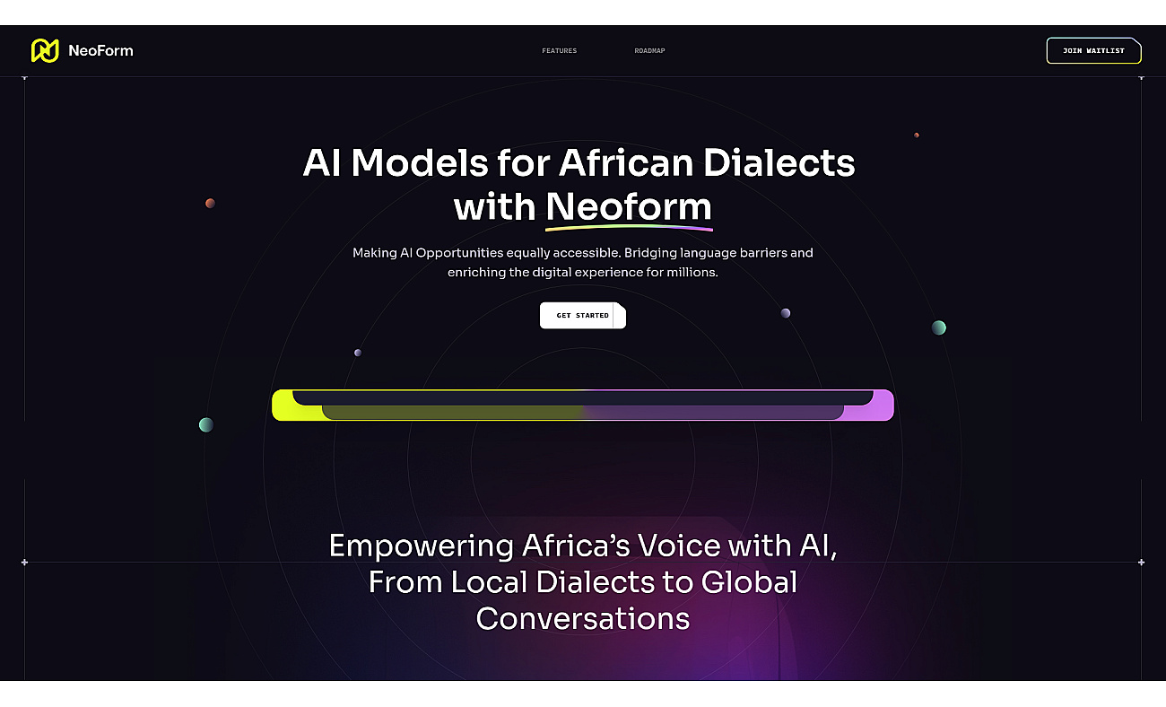 Neoform ai screenshot