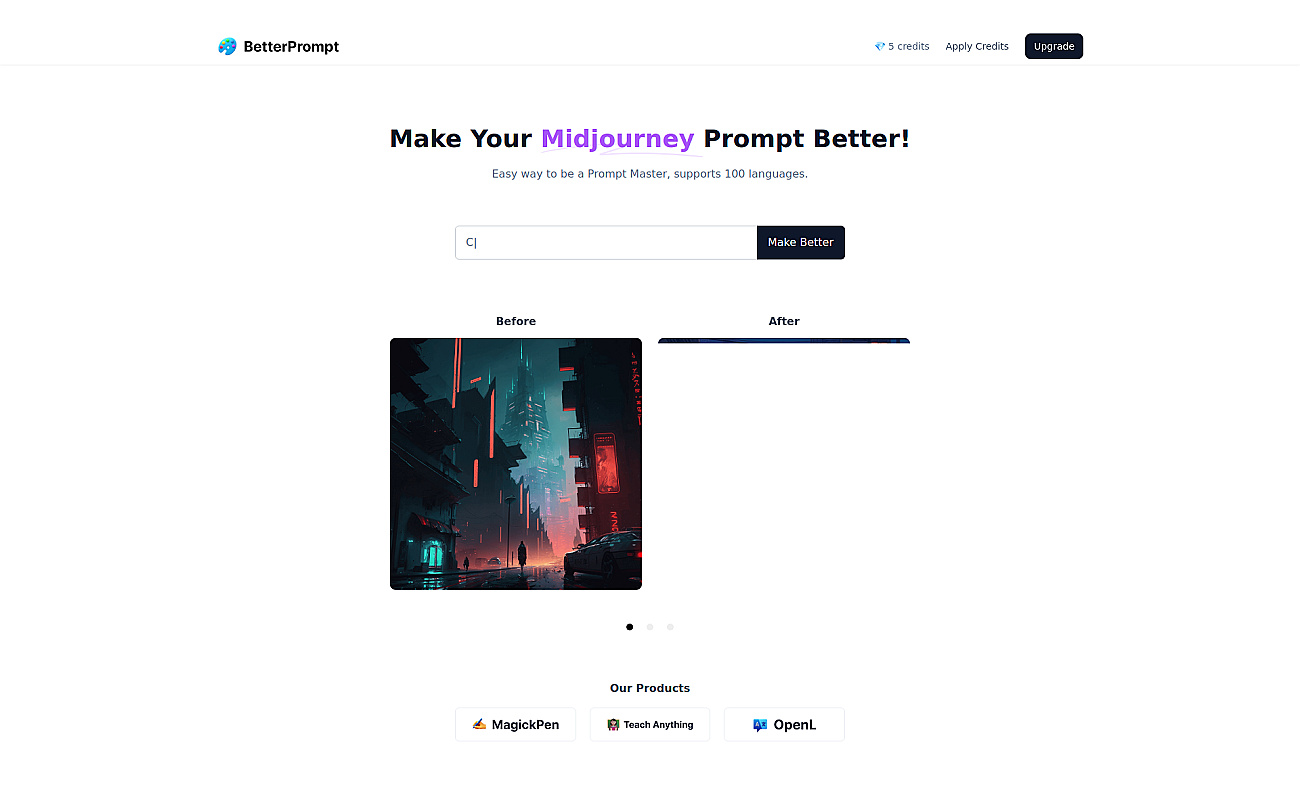 BetterPrompt screenshot