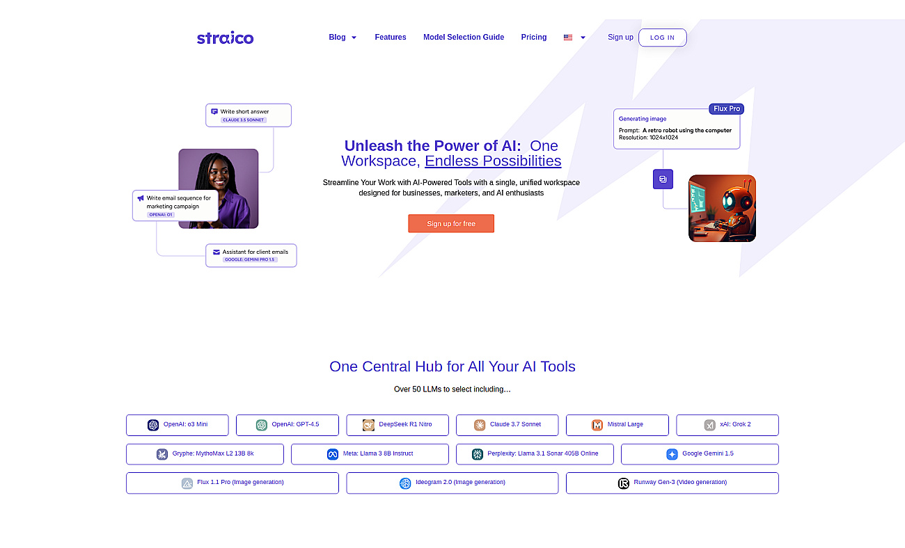 Straico screenshot