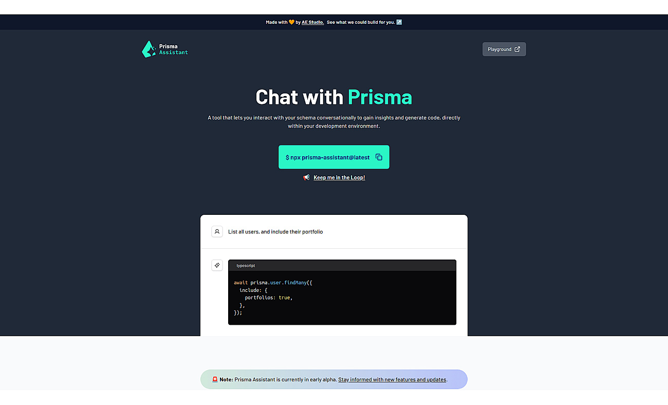 Prisma Assistant screenshot