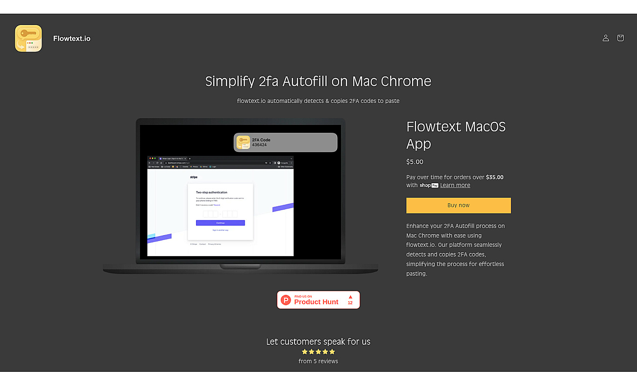 flowtext.io screenshot