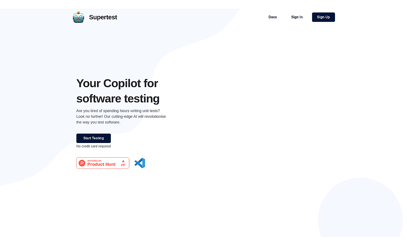 Supertest screenshot