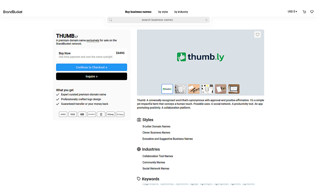 Thumb.ly screenshot