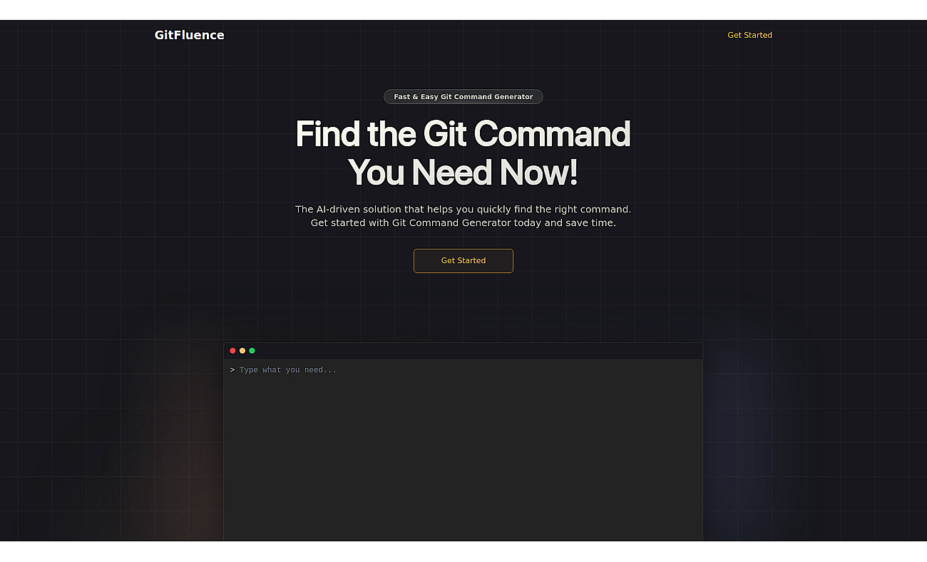 GitFluence screenshot