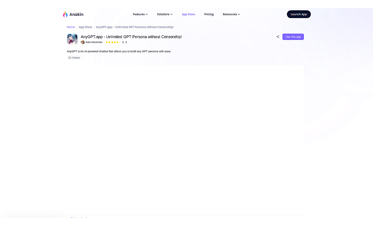 AnyGPT screenshot