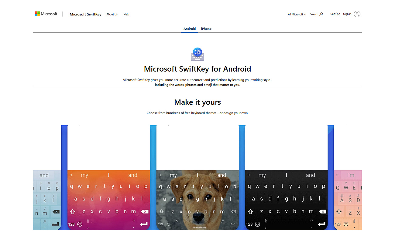 Swiftkey screenshot