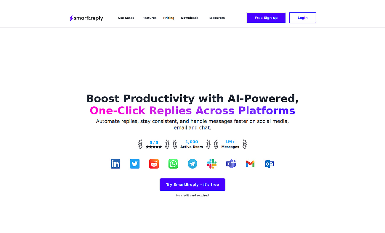 Smartereply screenshot
