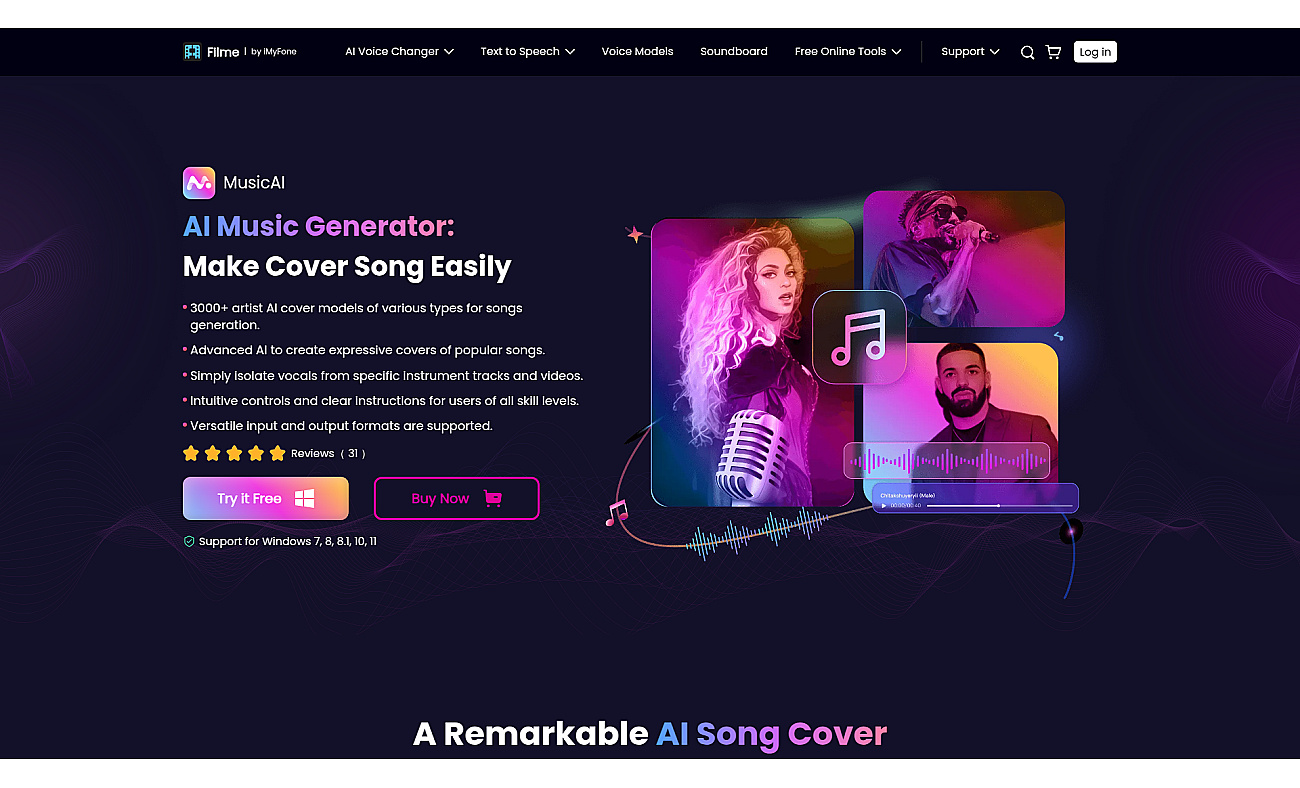 iMyFone MusicAI screenshot