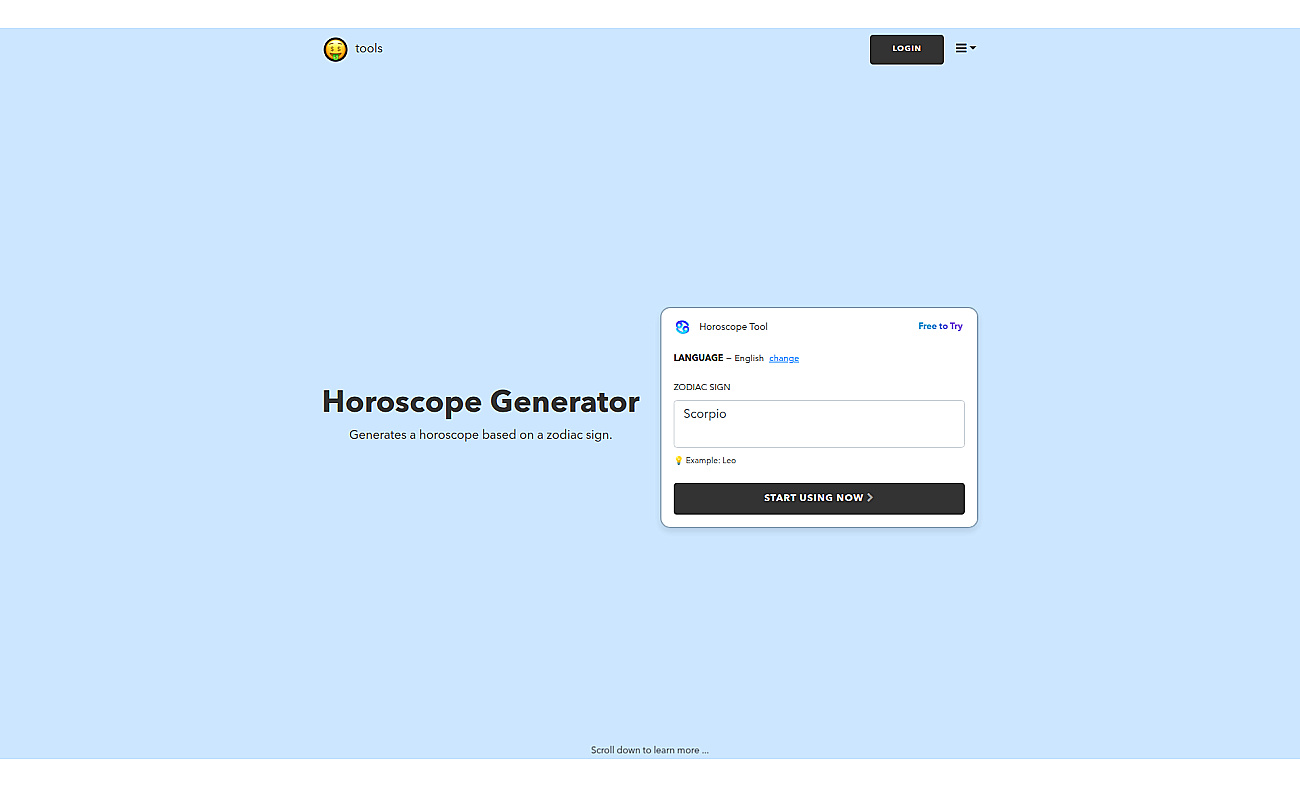 Horoscope  Generator | nichesss screenshot