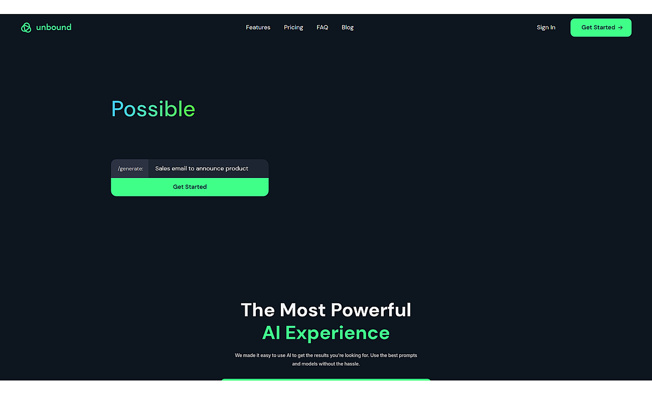 Heyy.ai / Unbound screenshot
