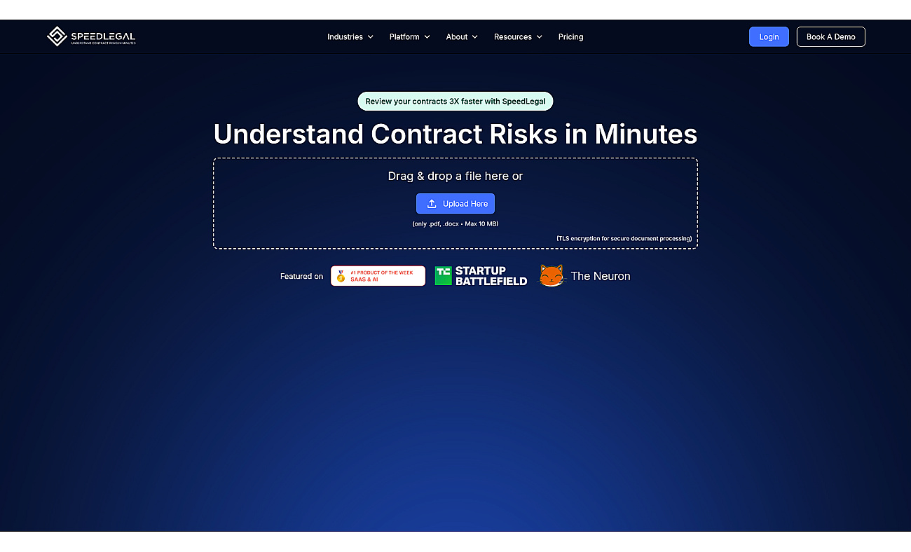 Speedlegal screenshot