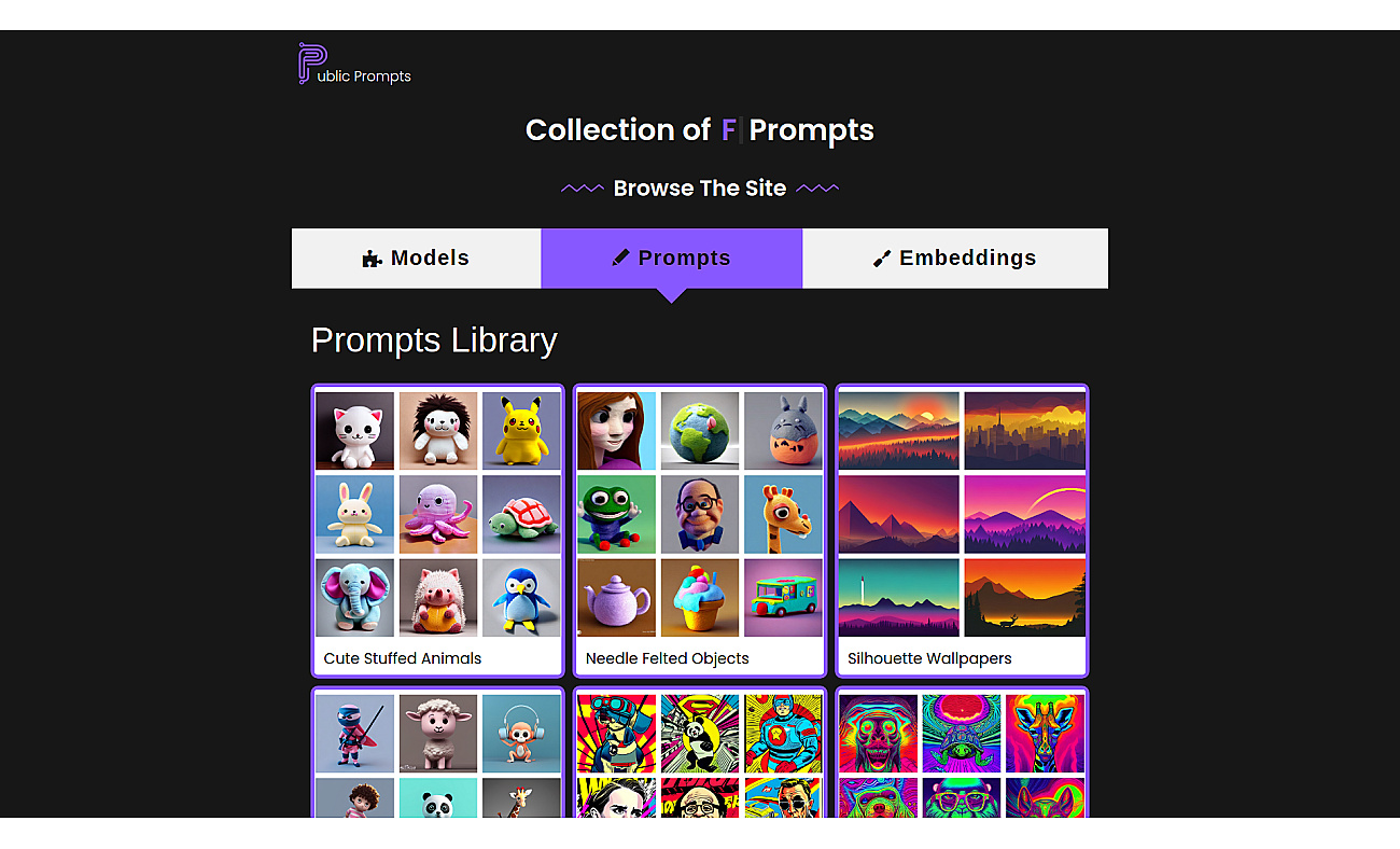 Public Prompts screenshot