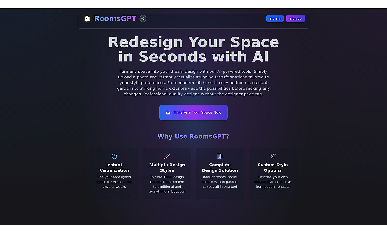 Roomsgpt screenshot