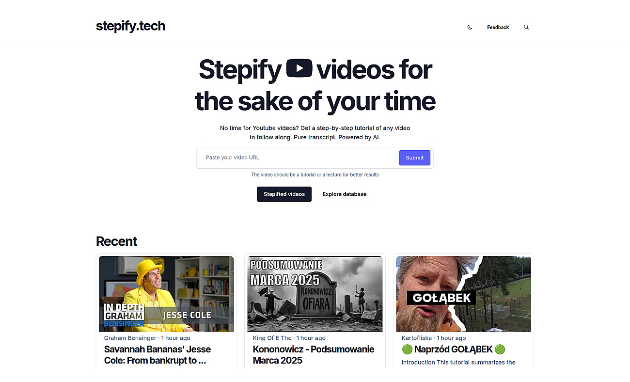 Stepify screenshot